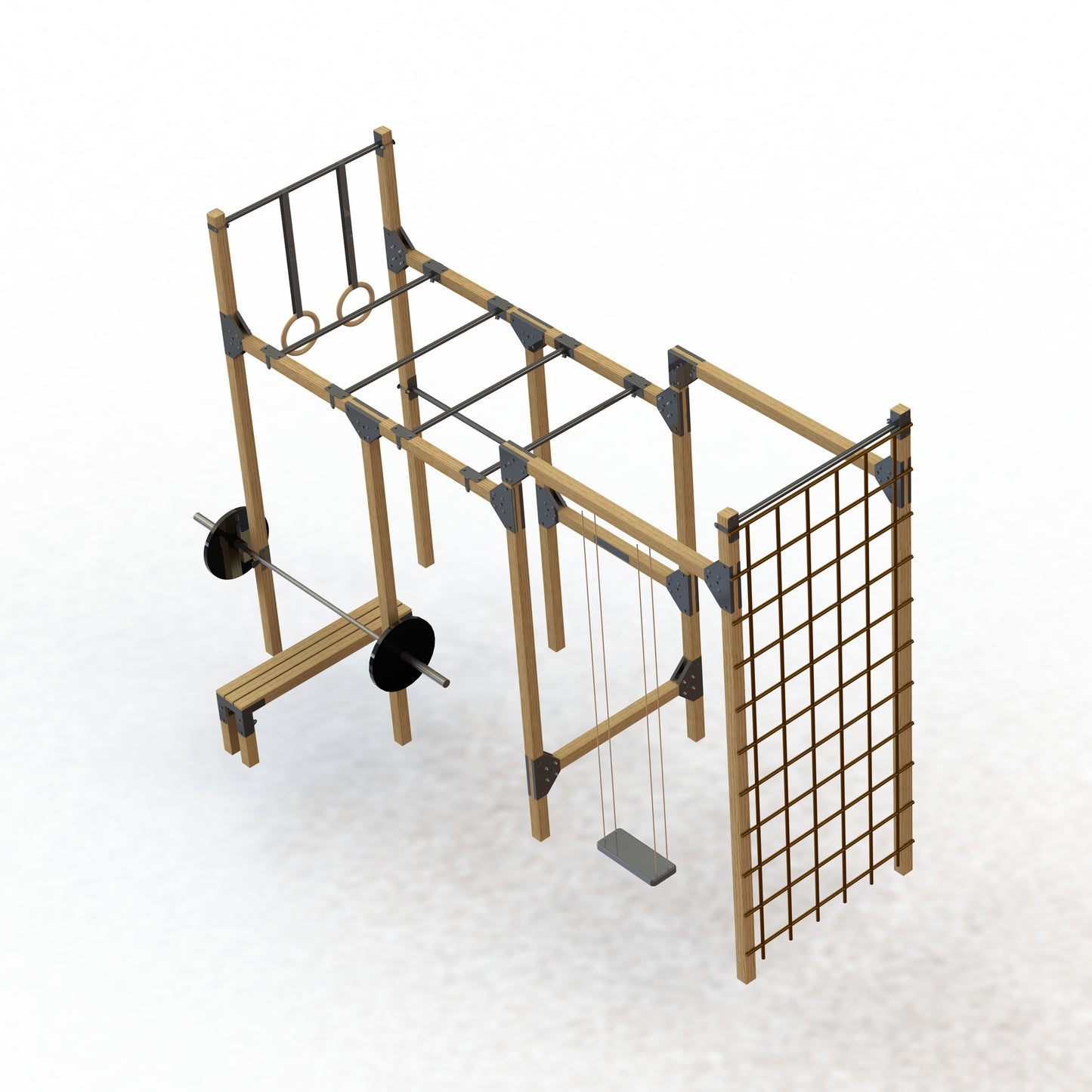 Avontuur Speel & Fit Station – Speel- en Fitnesstoestel voor het Hele Gezin